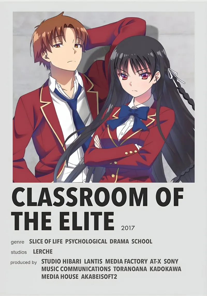CLASSROOM OF THE ELITE  2017 pellicola backlit da Totoya