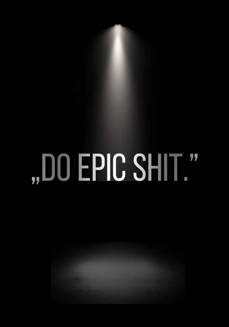 DO EPIC SHIT poster con marco de aluminio de Einfach Uebel