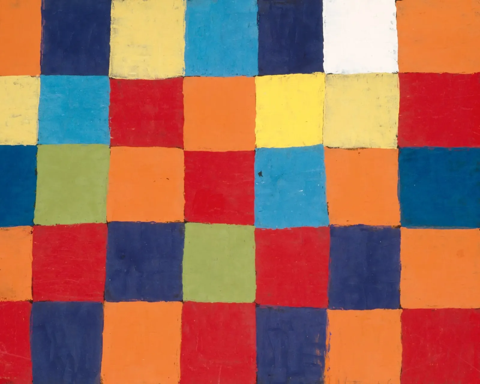 Klee Colour Chart Abstract Geometric Art Print canvas by NorwesClub