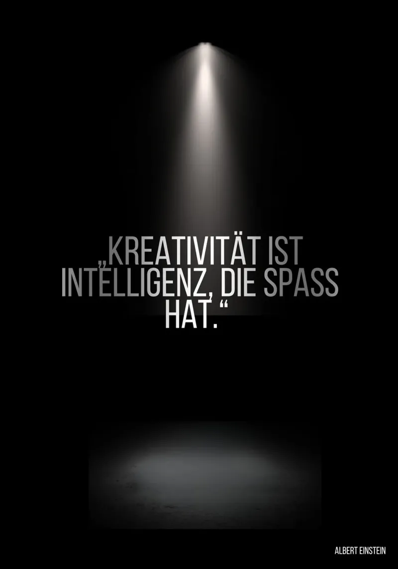 KREATIVITÄT IST… poster da Einfach Uebel