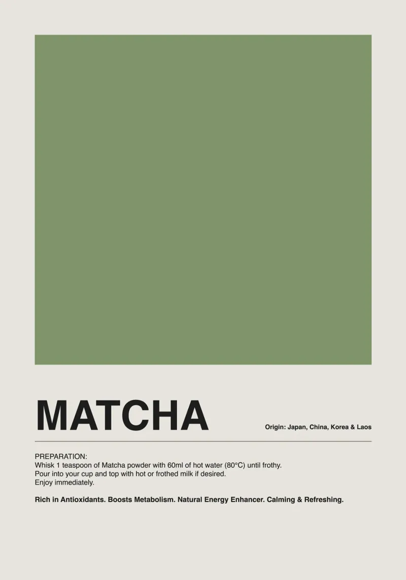 Matcha Latte Chartreuse pellicola backlit da ni-ja artboutique