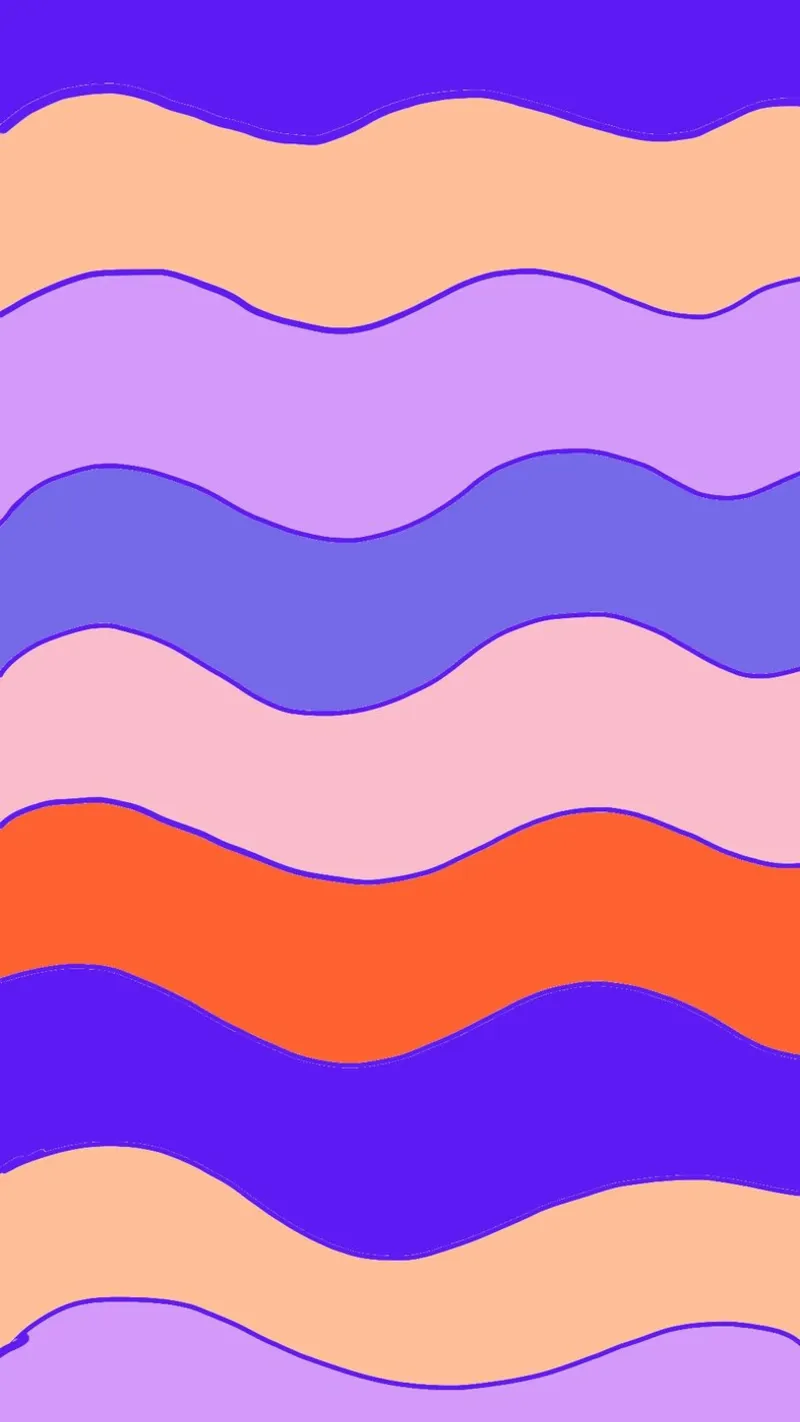 Wavy Baby poster con telaio in alluminio da wee-design