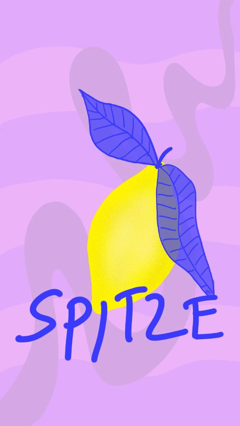 Spitzen Zitrone! (blue text) canvas by wee-design