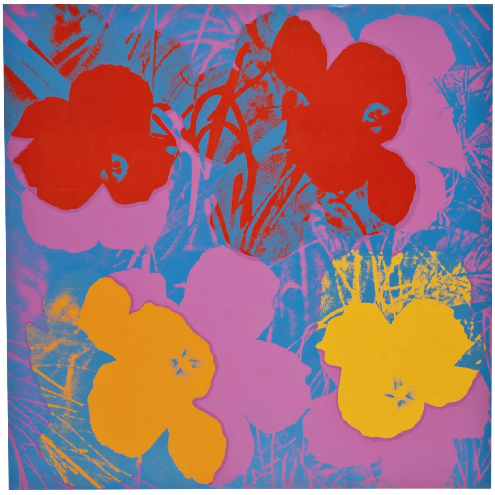 Fiori di Andy Warhol Stampa floreale colorata Pop Art pellicola backlit da NorwesClub