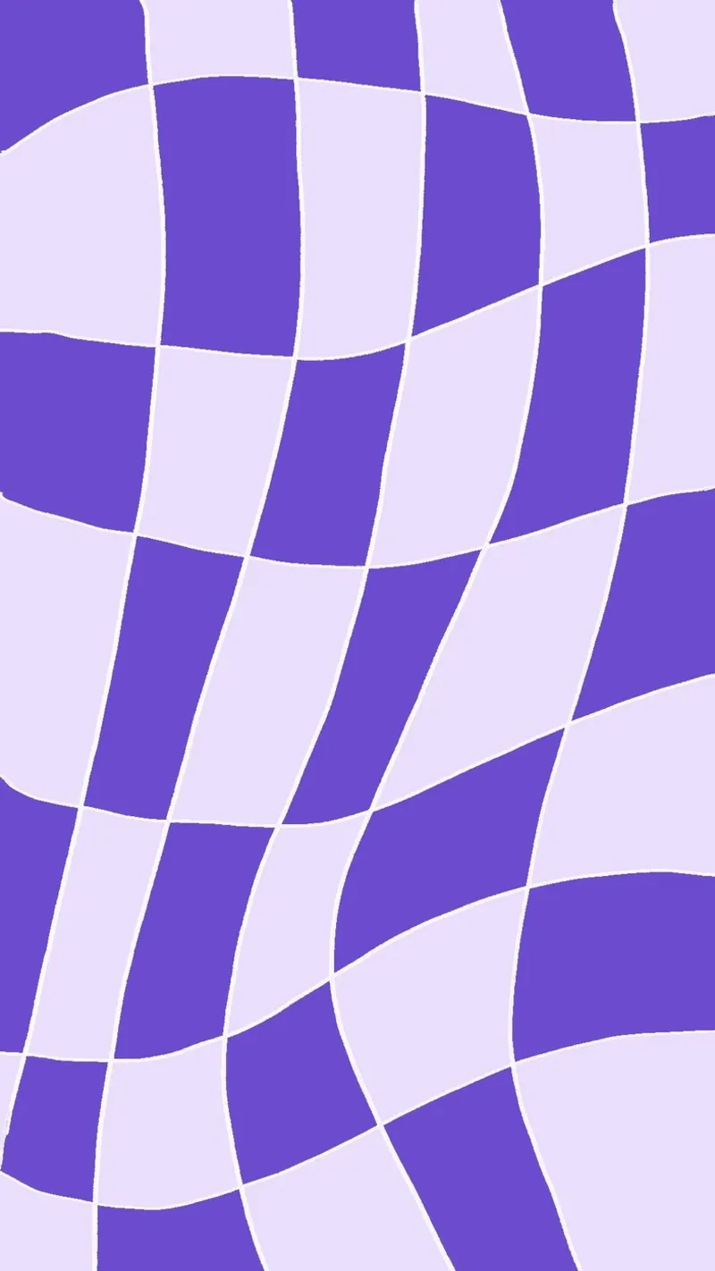 Checkerboard Wave – Lila Flieder carta hahnemühle da wee-design