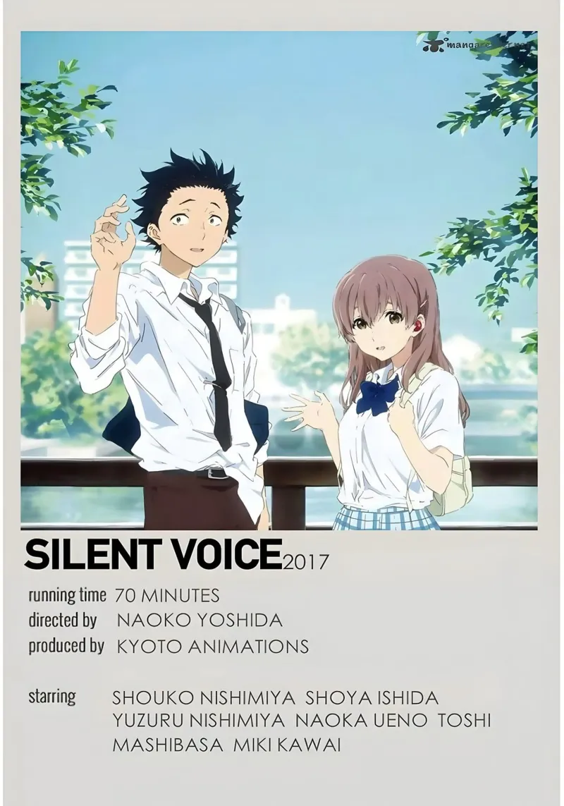 SILENT VOICE 2017 pellicola backlit da Totoya