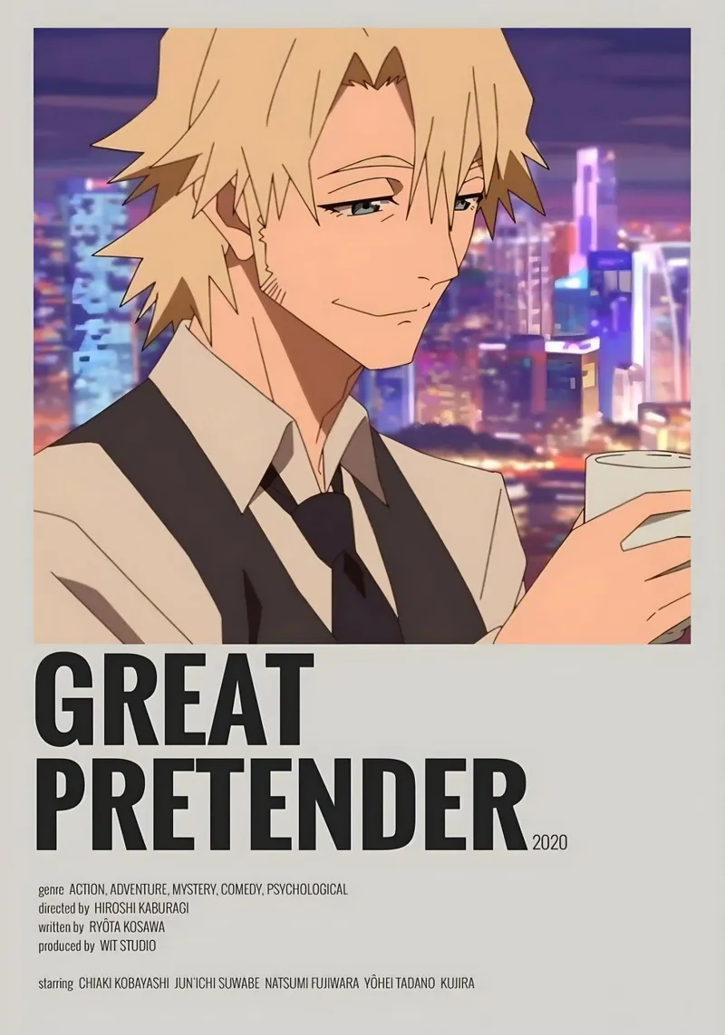 GREAT PRETENDER 2020 poster con telaio in plastica da Totoya
