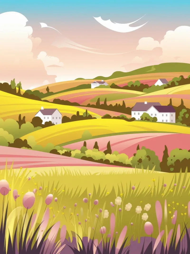 Golden Fields Harmony canvas by Fine Sanctuary