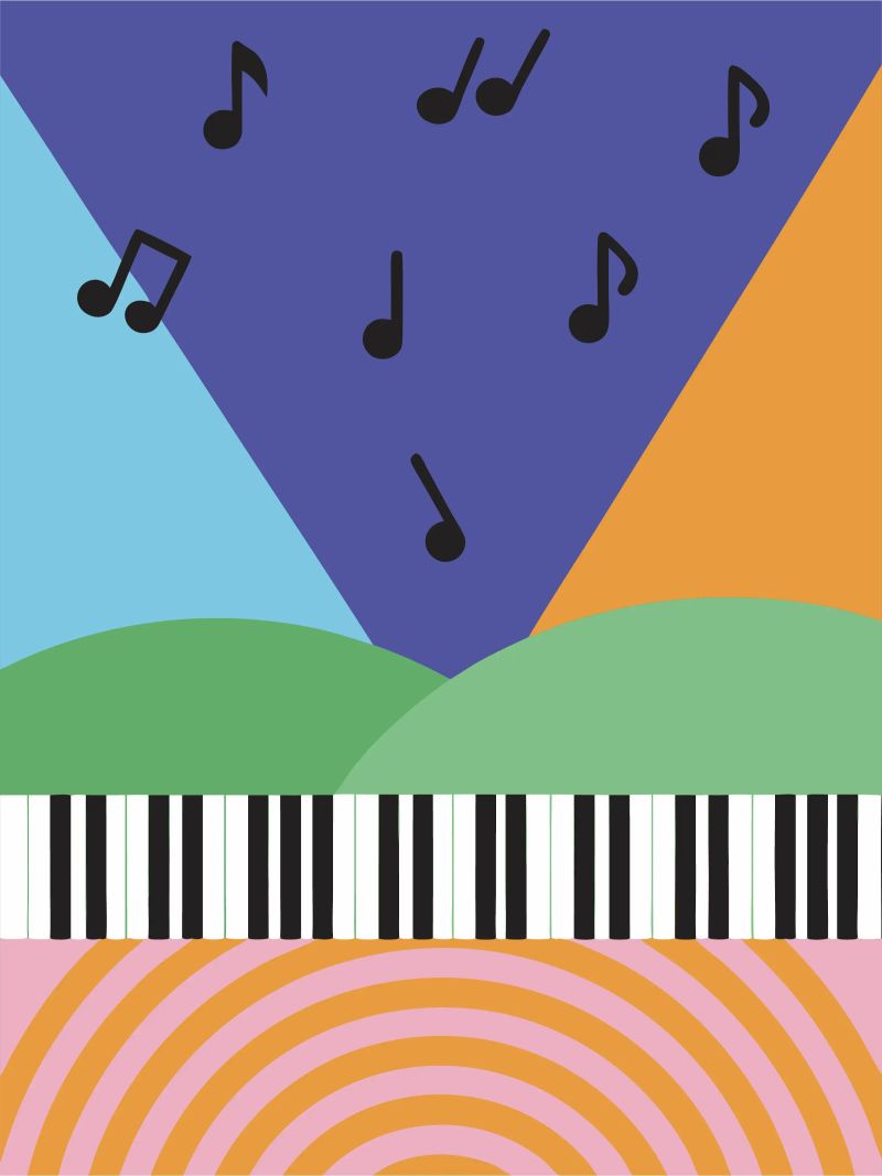 Klaviermusik Poster von LOOK DIFFERENT