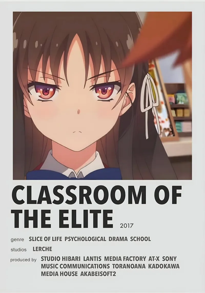 CLASSROOM OF THE ELITE  2017 pellicola backlit da Totoya