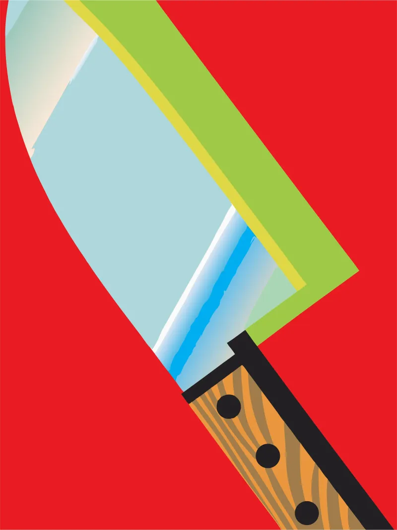 Coltello pellicola backlit da LOOK DIFFERENT