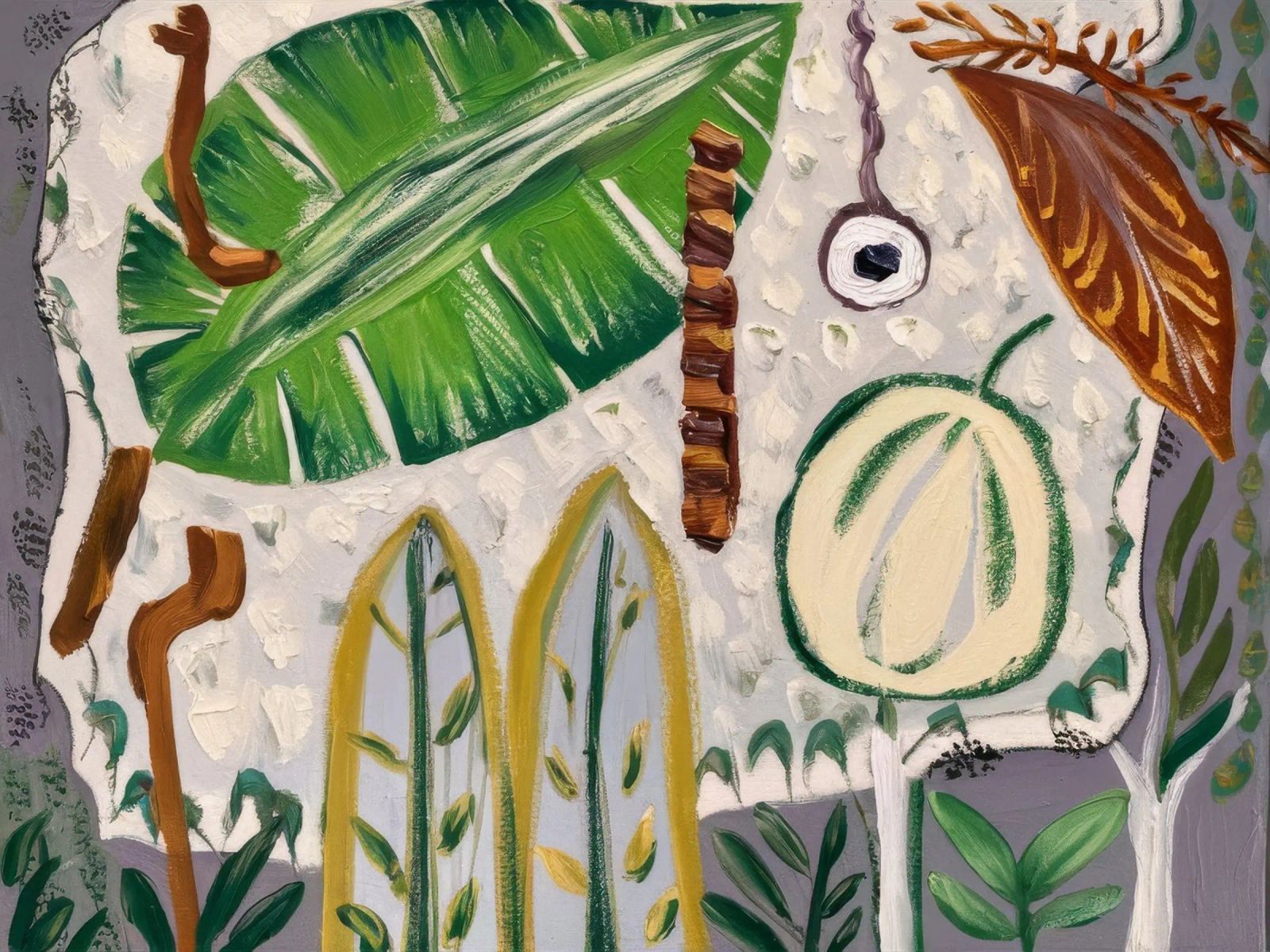 Fruitige Jungle Fluisteringen poster van Beach Palette