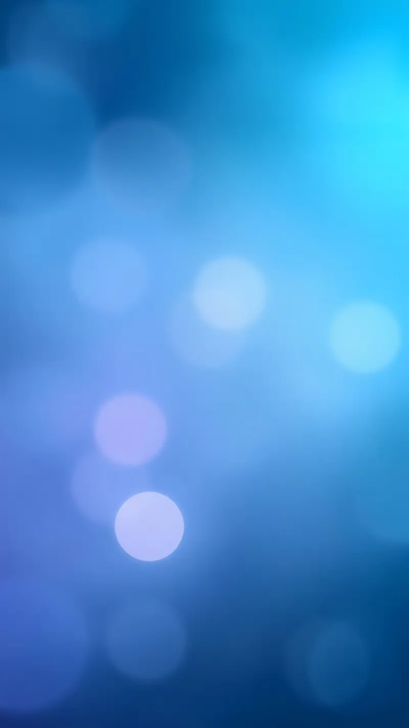 Levendig blauw en paars abstract ontwerp met subtiele bokeh canvas van DesignDoodle