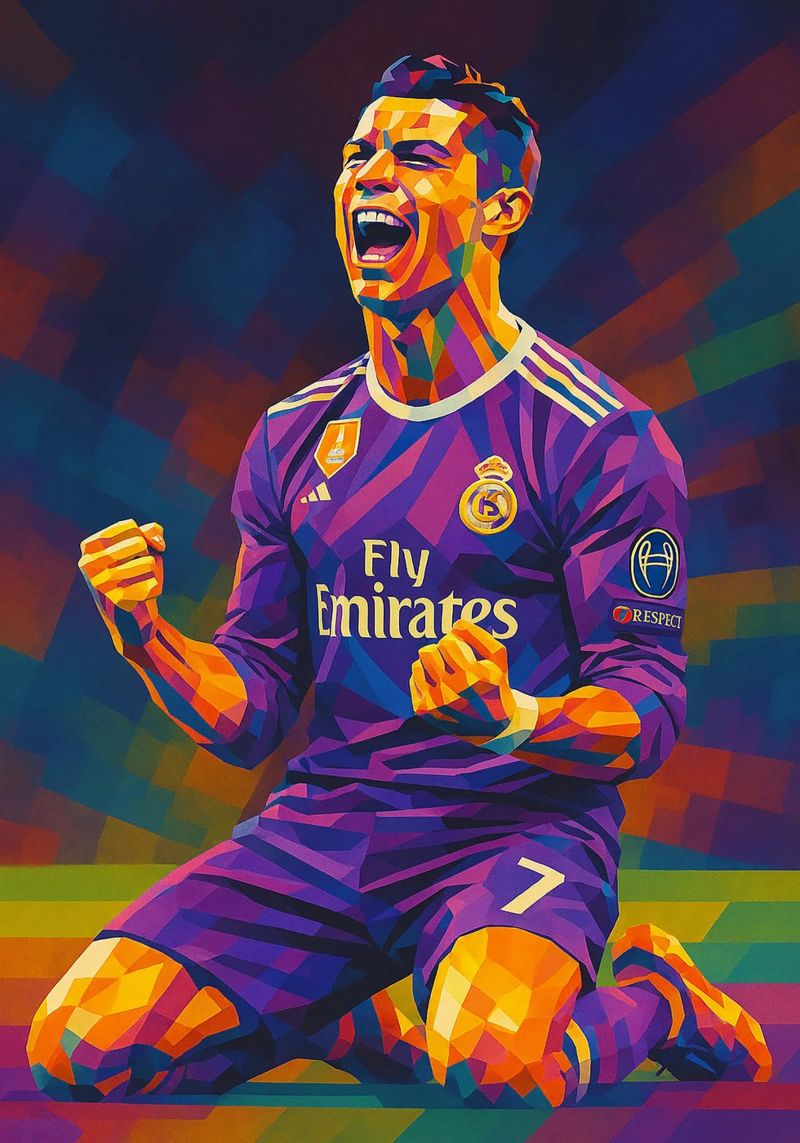 Cristiano Ronaldo Poster von HopeStudio