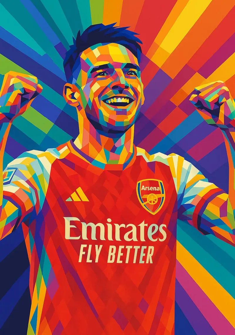 Declan Rice pellicola backlit da HopeStudio
