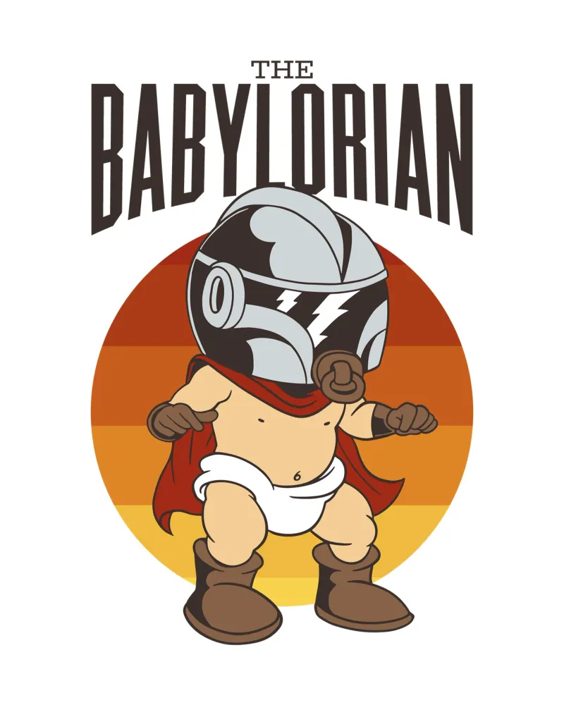 The Babylorian canvas by 🐹 BABY ART PRINTS