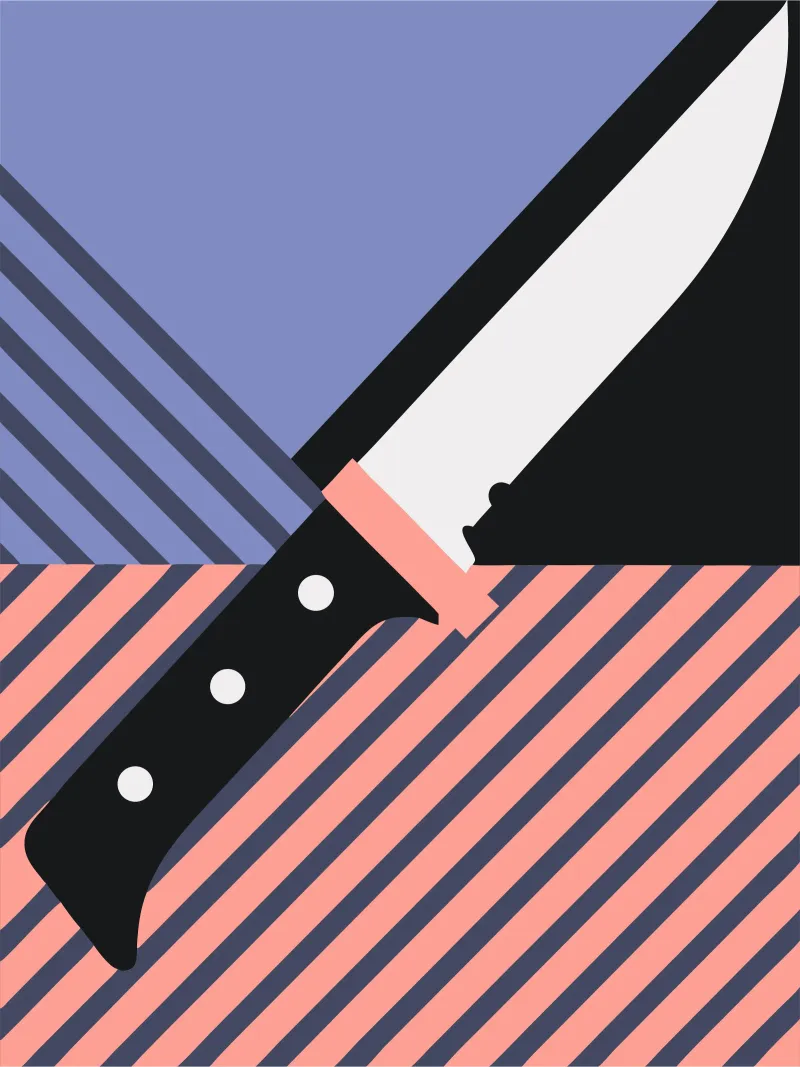 Coltello da cucina pellicola backlit da LOOK DIFFERENT