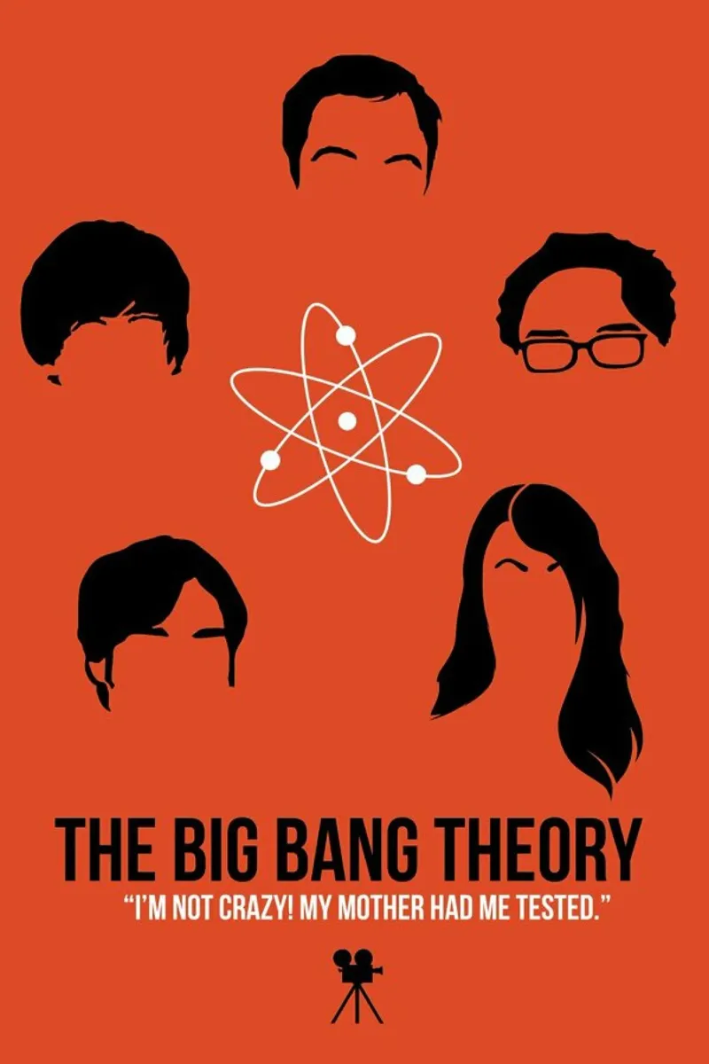 The Big Bang Theory pellicola backlit da Naxart