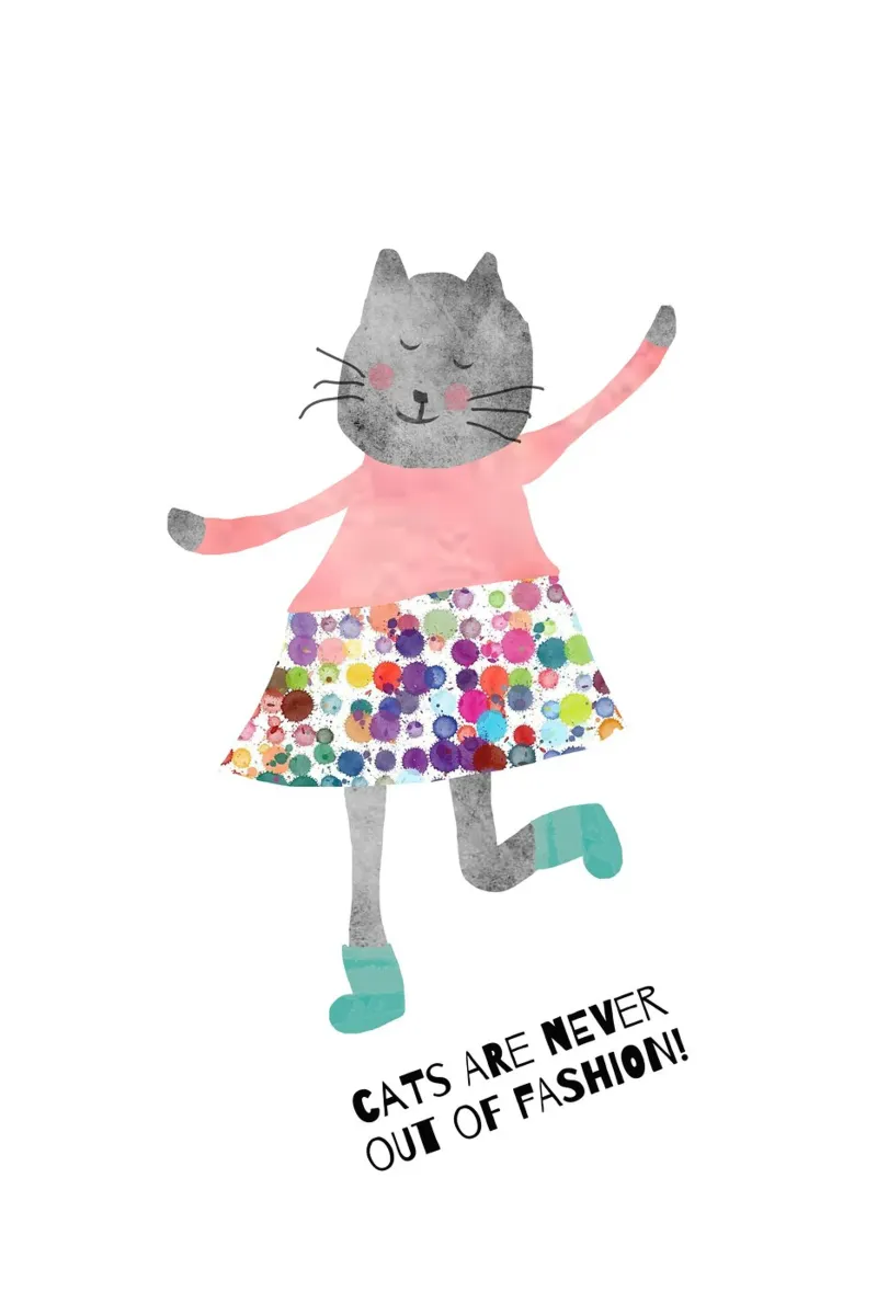 Cats are never out of fashion poster da maramirage
