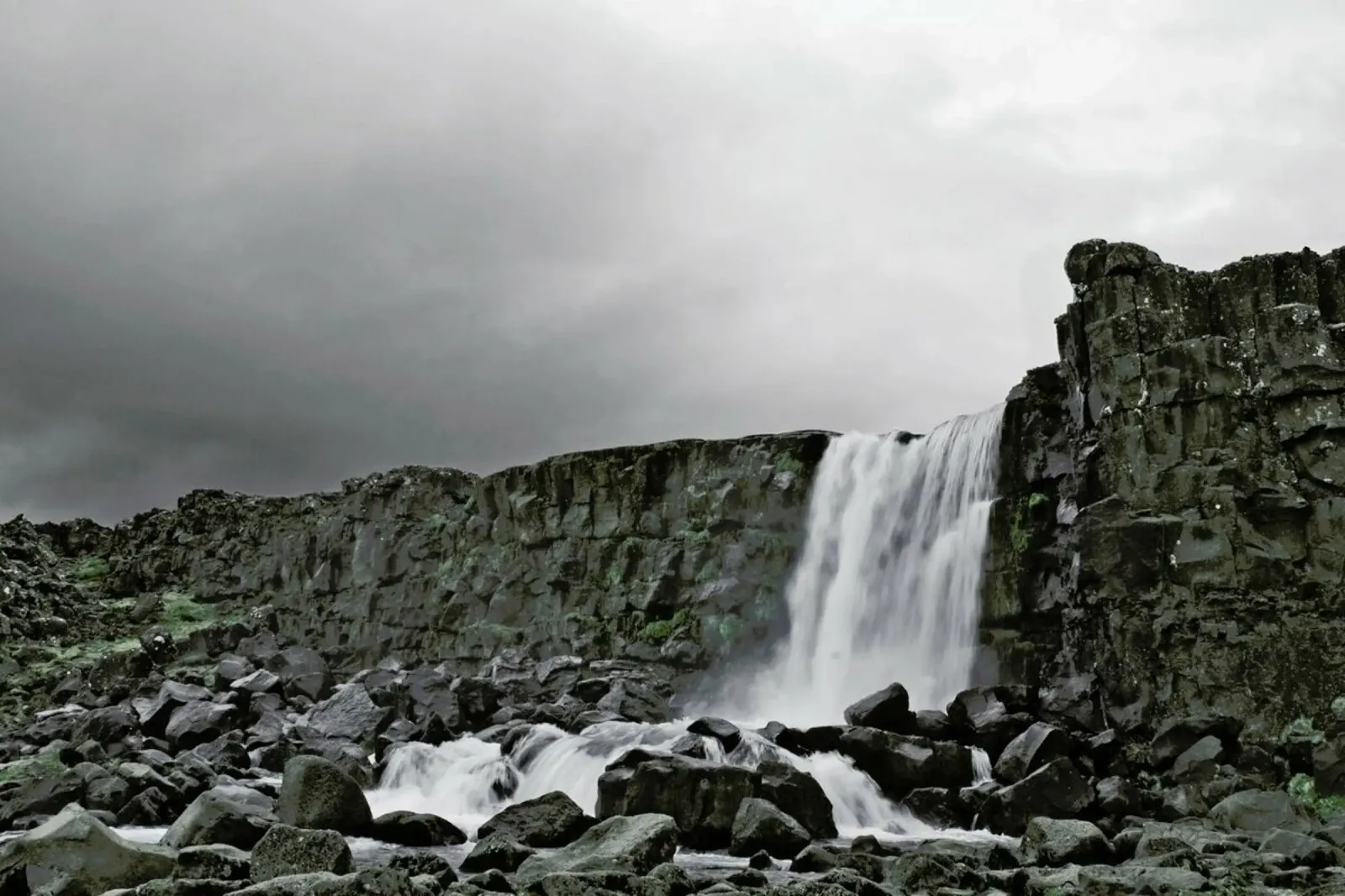 Öxarárfoss pellicola backlit da Nur Mut