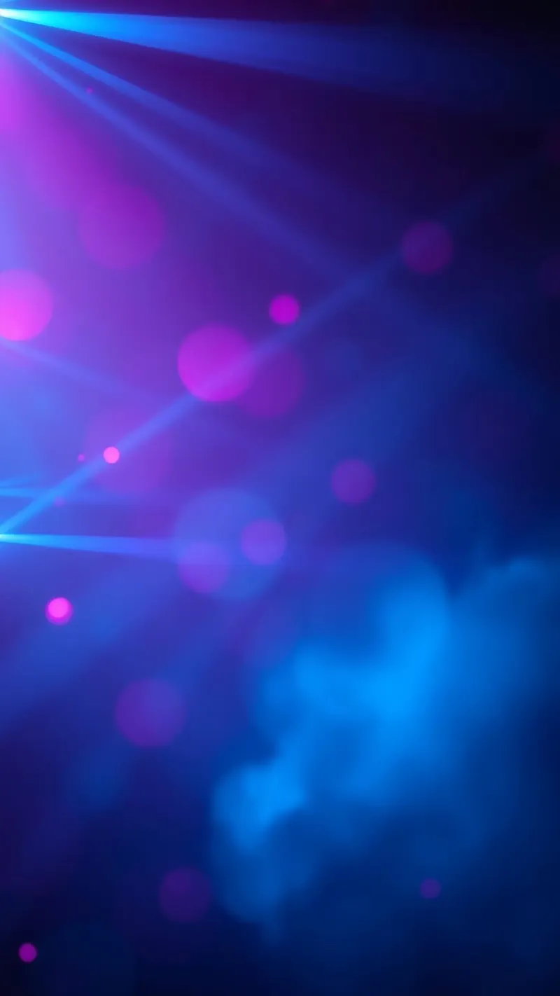 abstract design with blue and pink light rays canvas by DesignDoodle