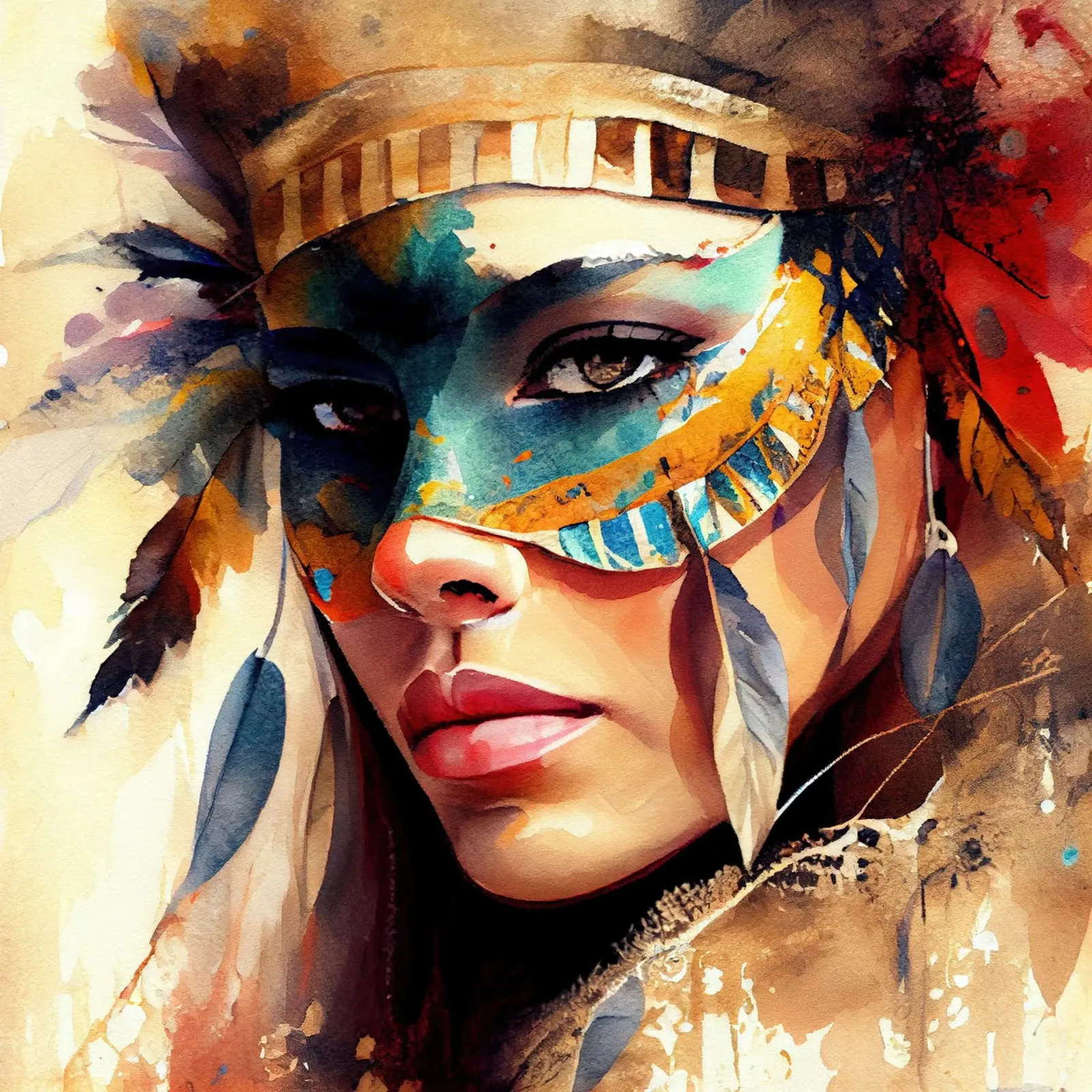 Poderosa mujer de carnaval metacrilato de Chromatic Fusion Studio