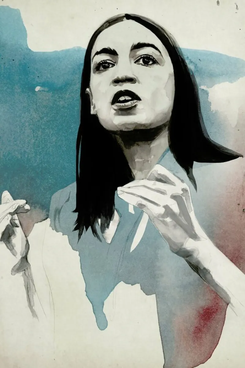 Alexandria Ocasio Cortez carta hahnemühle da David Diehl