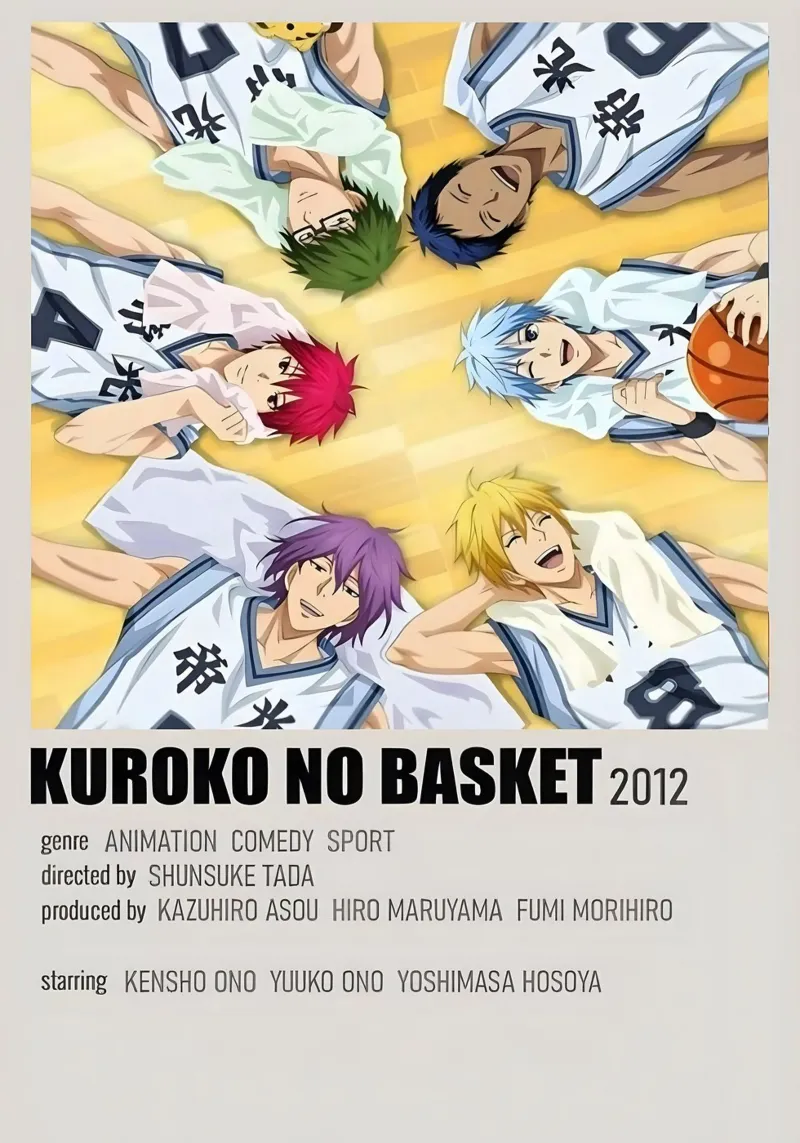 KUROKO NO BASKET 2012 pellicola backlit da Totoya