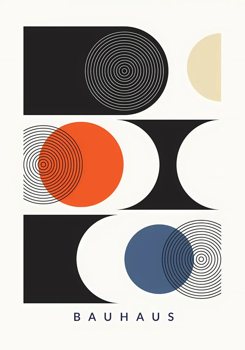 Poster minimalista poster con telaio in plastica da Purrfect Whiskers Art
