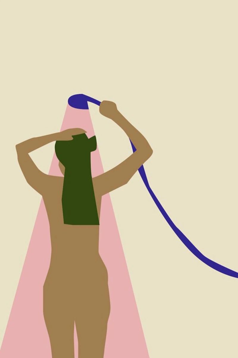 Shower Poster von Helena Ravenne