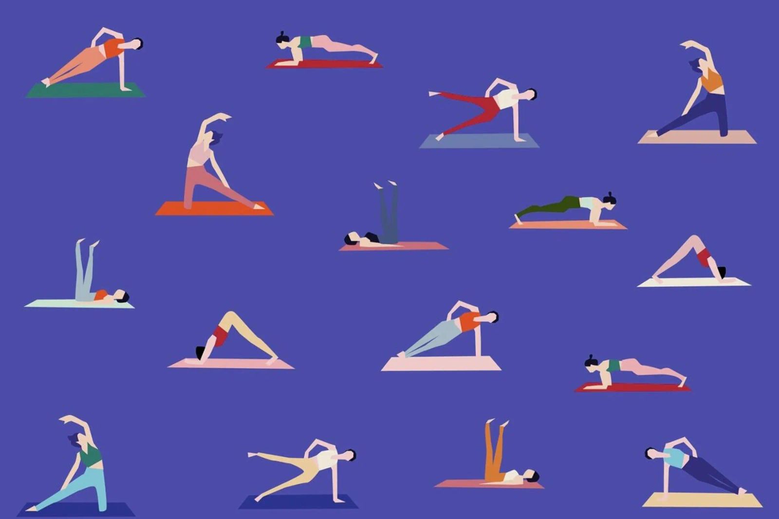 Yoga Girls Poster von Helena Ravenne