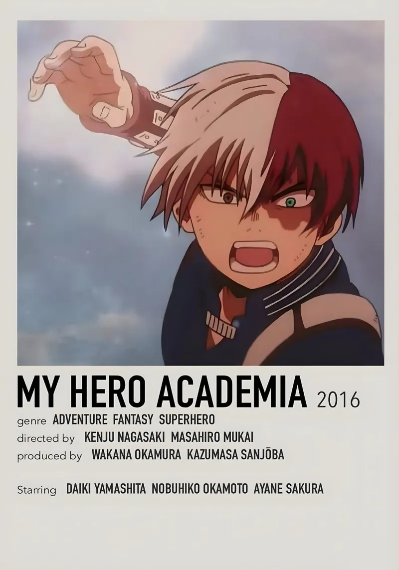 MY HERO ACADEMIA 2016 pellicola backlit da Totoya