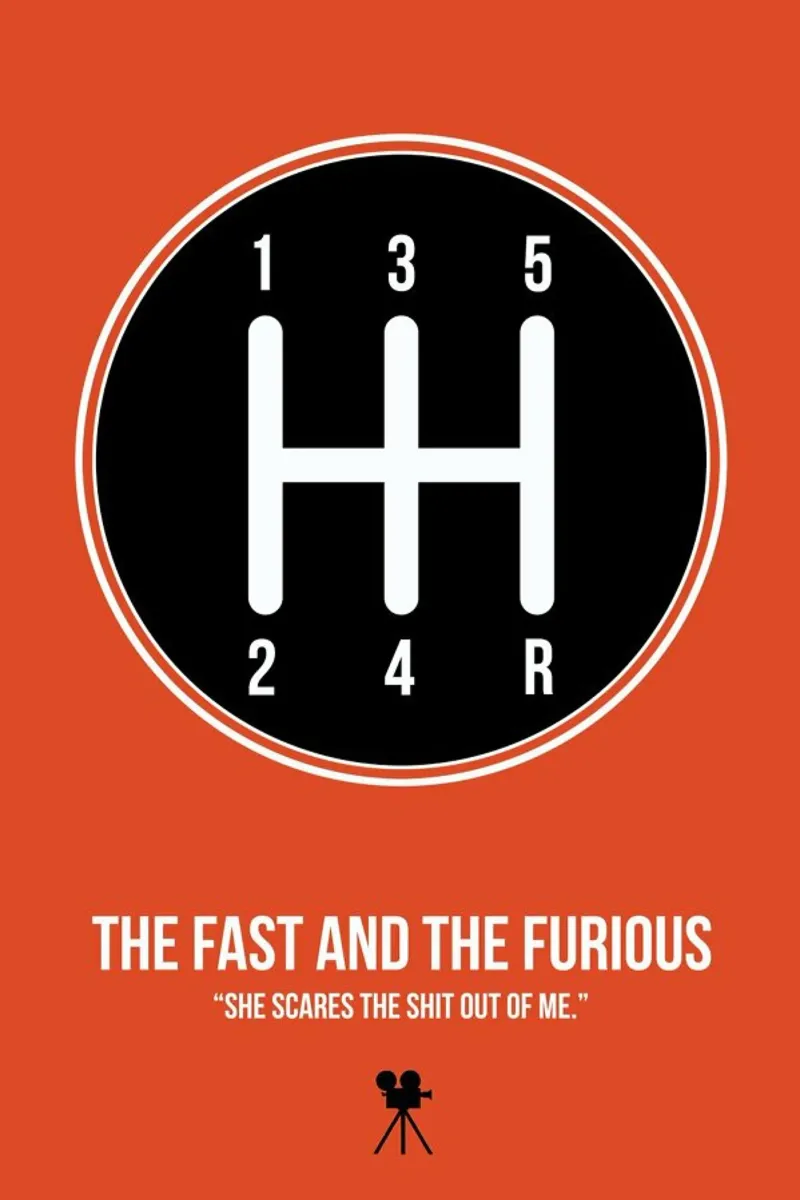 The Fast And The Furious pellicola backlit da Naxart