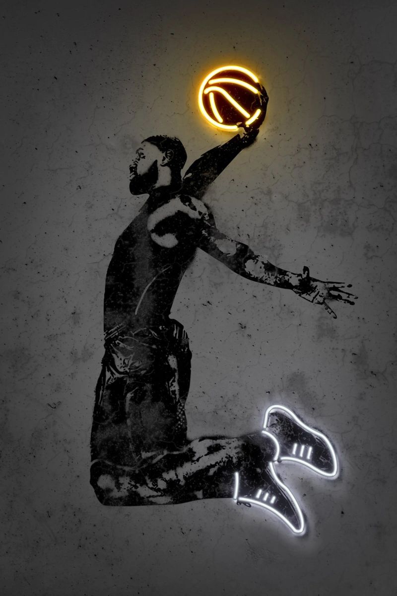 James poster avec cadre en aluminium de Octavian