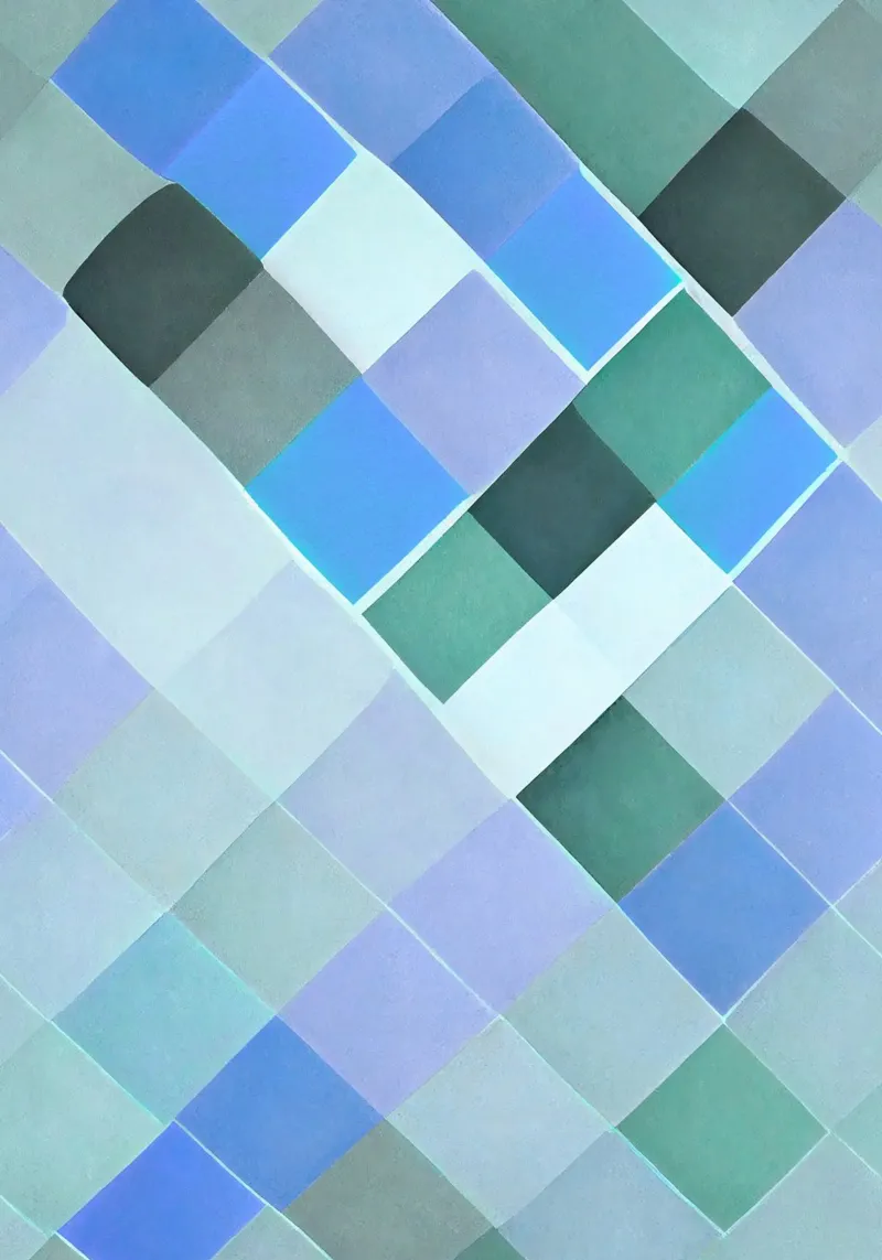 Geometric Tile Abstract Optical Illusion Art hahnemühle by NorwesClub