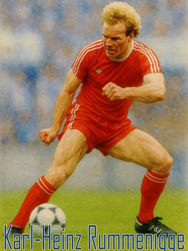 Karl-Heinz Rummenigge Repeindre Imaginer Redessiner hahnemühle de MOKAIYA