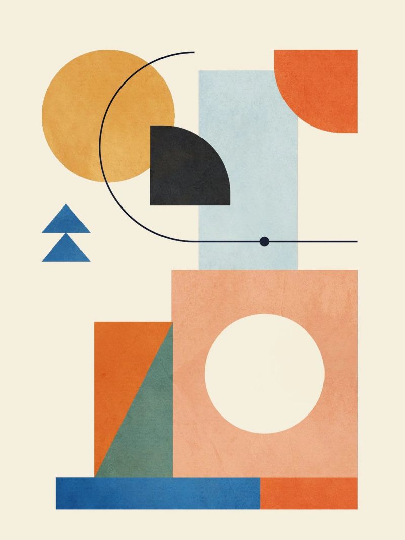 Geometric Color Play 02 poster by cityart