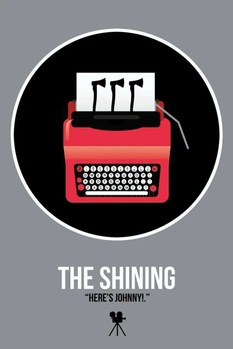 The Shining alluminio dibond da Naxart