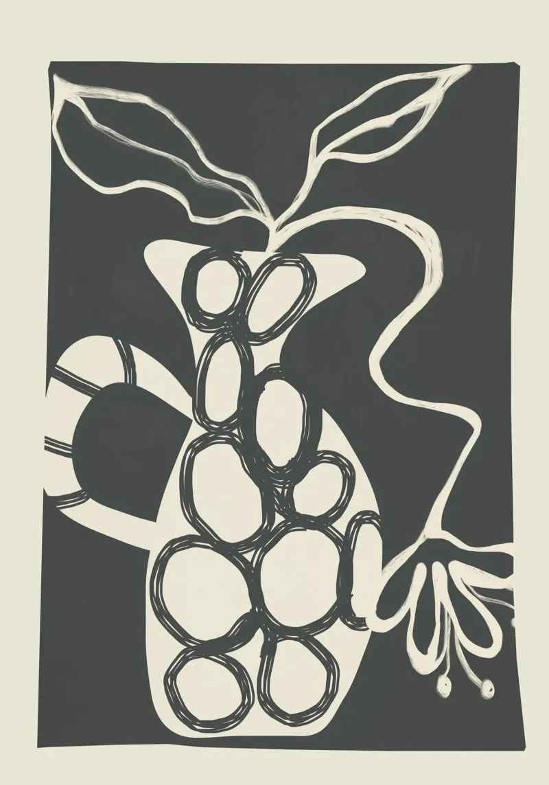 Abstract Botany 1 lámina retroiluminada de Nadjaa