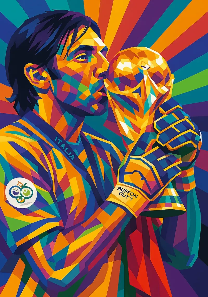 Gianluigi Buffon pellicola backlit da HopeStudio