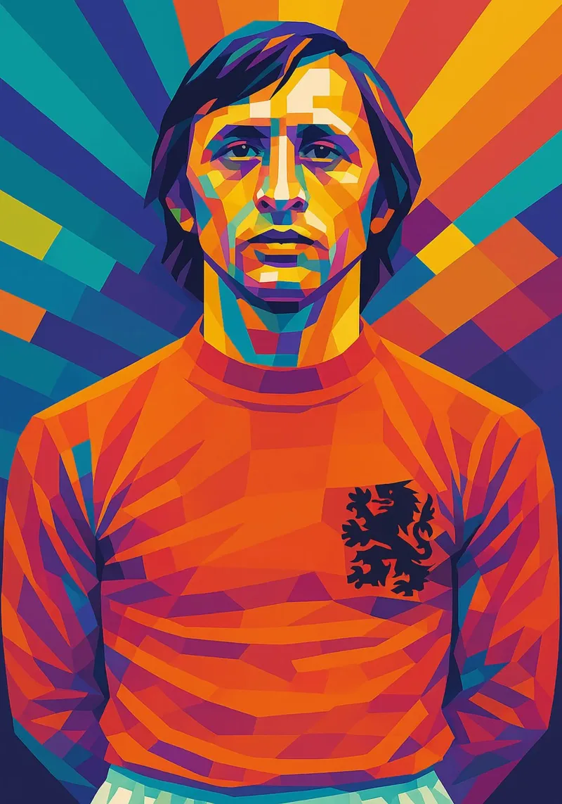 Johan Cruyff pellicola backlit da HopeStudio