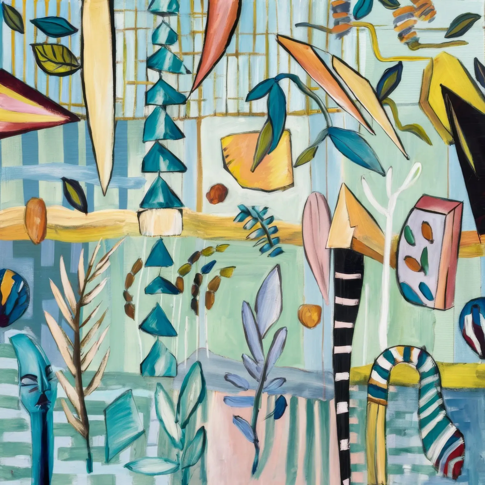 Sinfonia tropicale poster con telaio in legno da Beach Palette