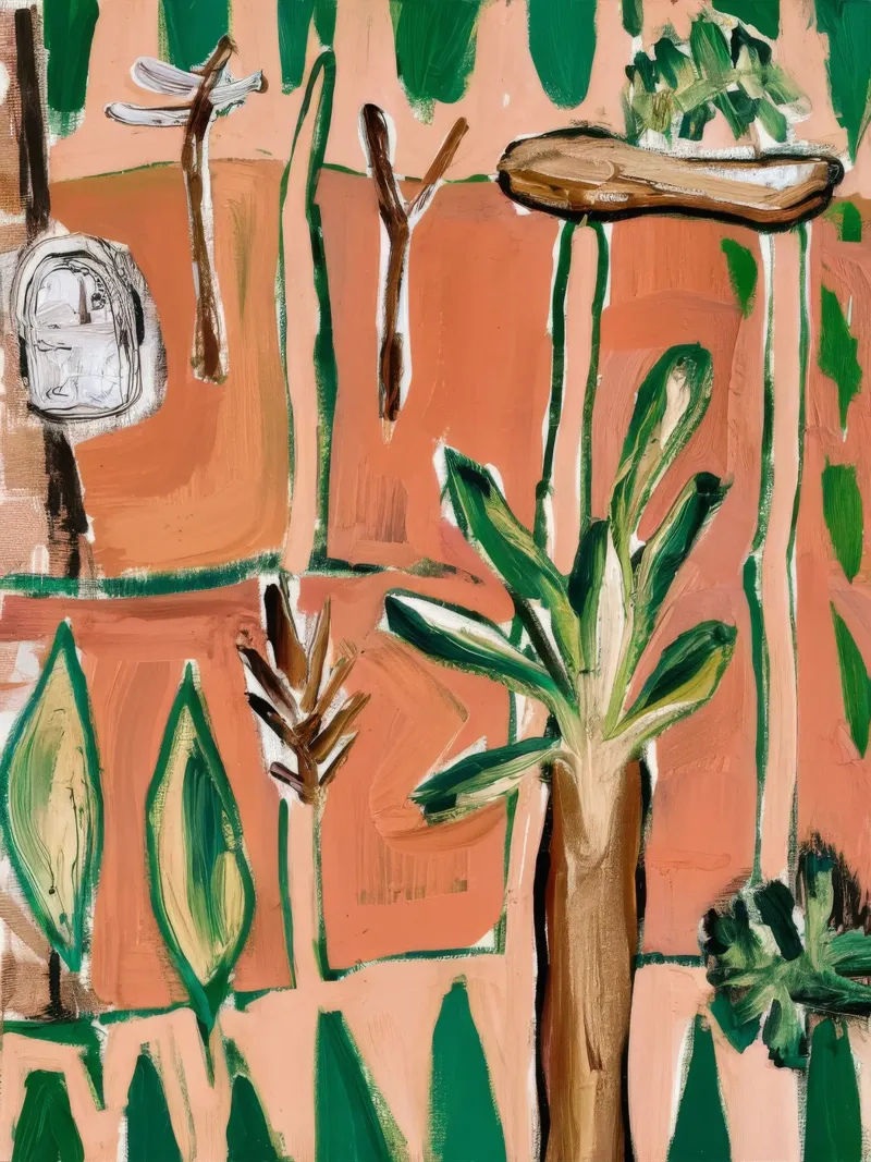 Jungla abstracta hahnemühle de Beach Palette