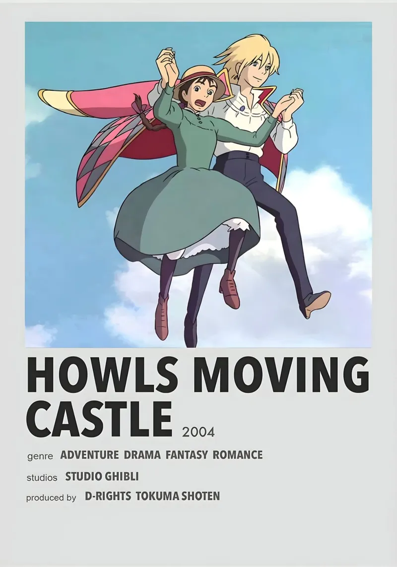 HOWLS MOVING CASTLE 2004 pellicola backlit da Totoya