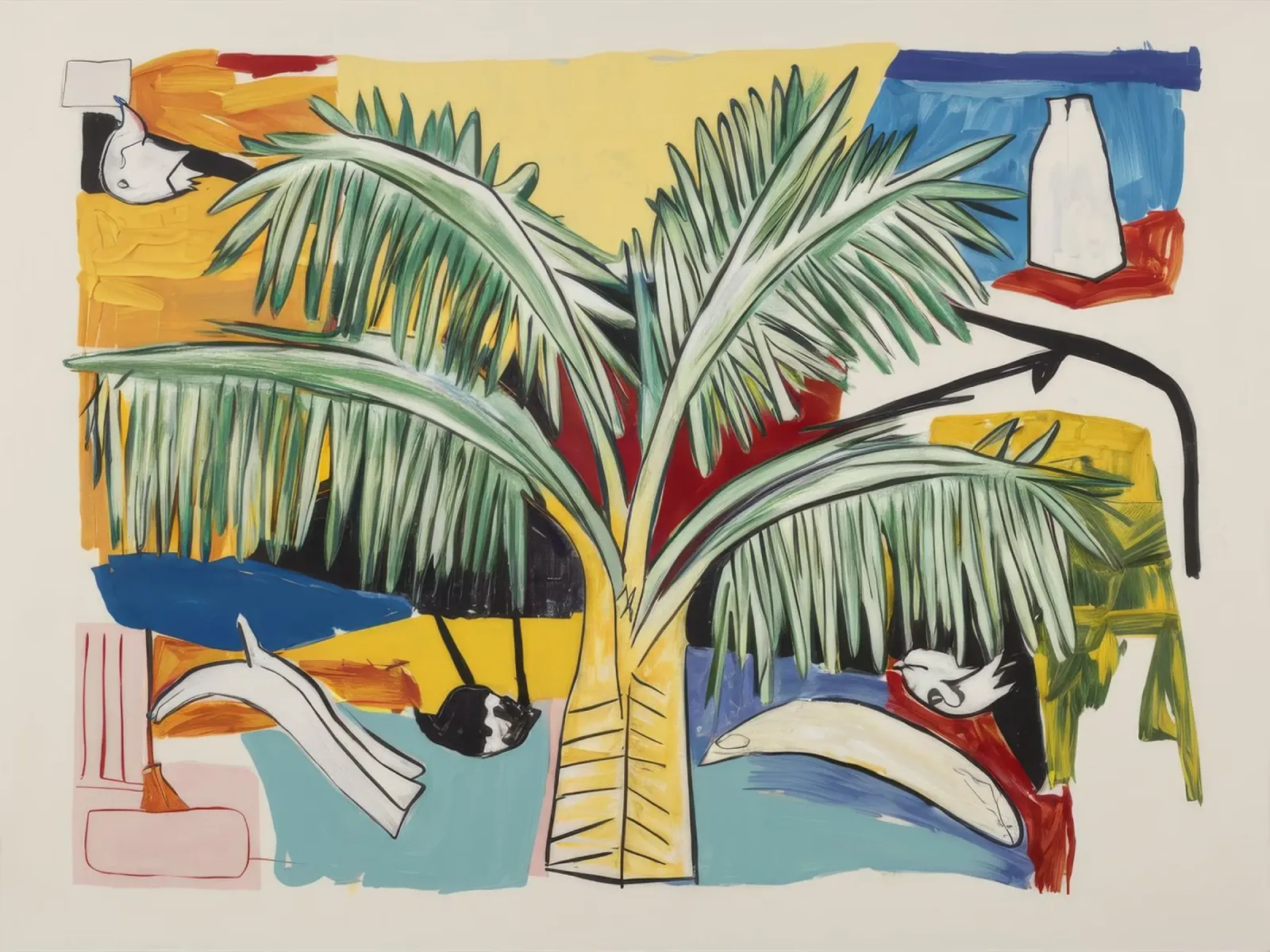 Costa vibrante tela da Beach Palette