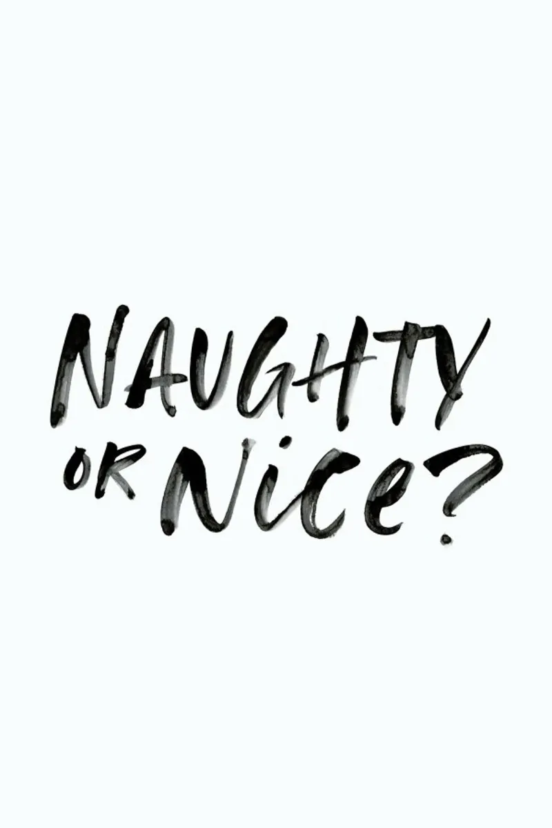 Naughty or Nice forex-plaat van daylight design studio