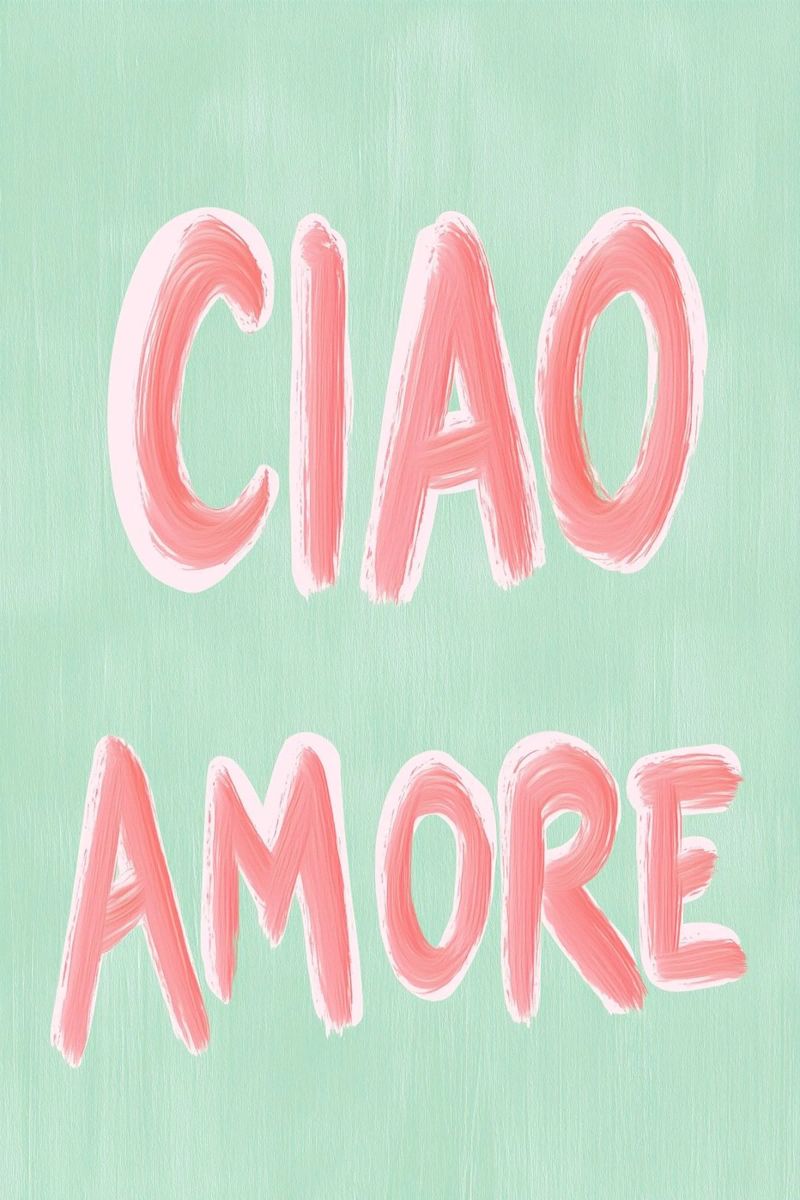 Ciao Amore, rosa Liebe pellicola backlit da Carinaprint