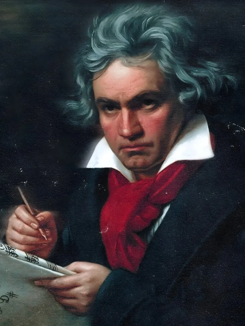 Beethoven pellicola backlit da Low poly art