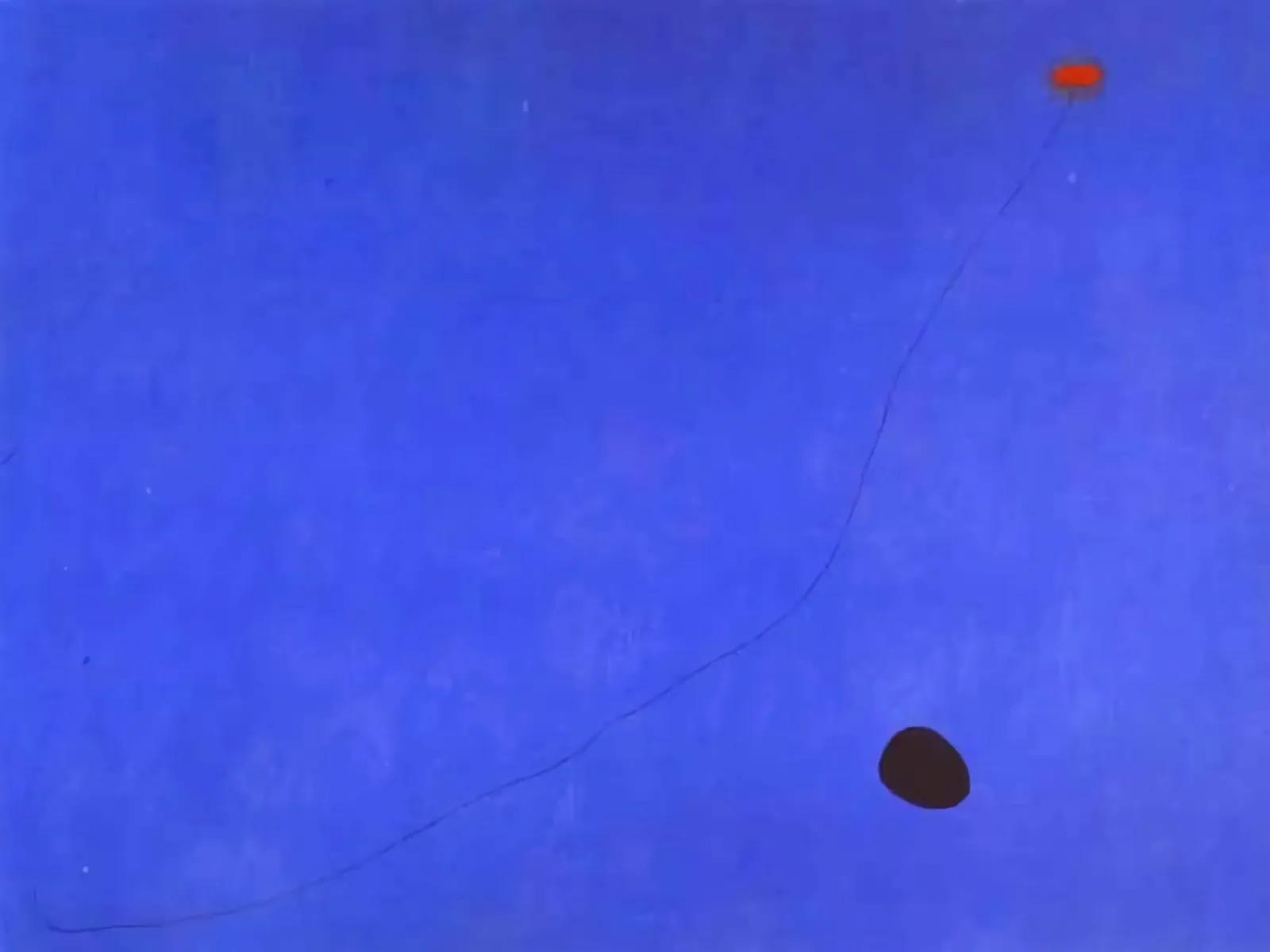 blu III joan miro 1961 poster con telaio in alluminio da phillipp veisenberg