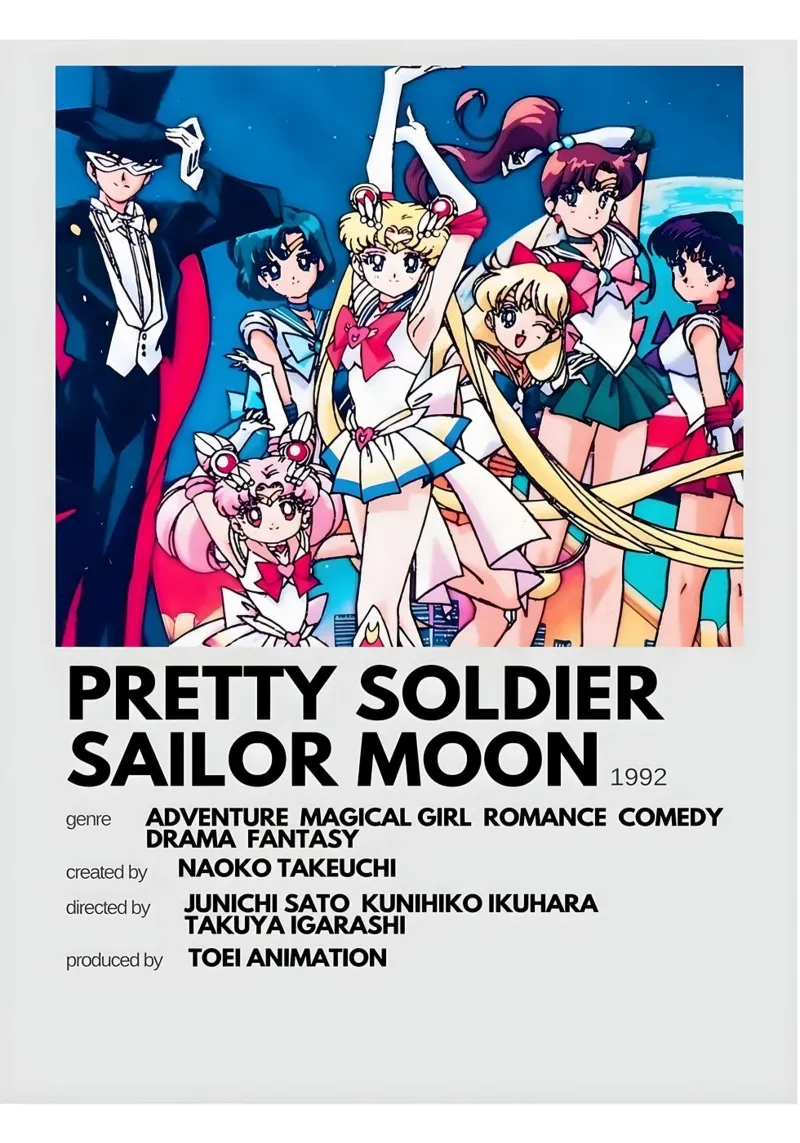 PRETTY SOLDIER SAILOR MOON 1992 pellicola backlit da Totoya